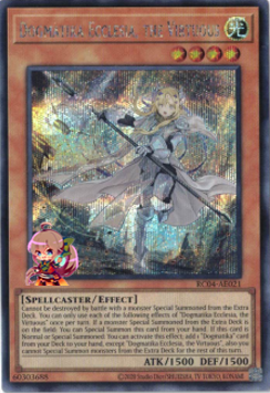 yugioh dogmatika ecclesia the virtuous deck Dogmatika Ecclesia, the Virtuous [RC04-AE021-SCR] – Cardingedge