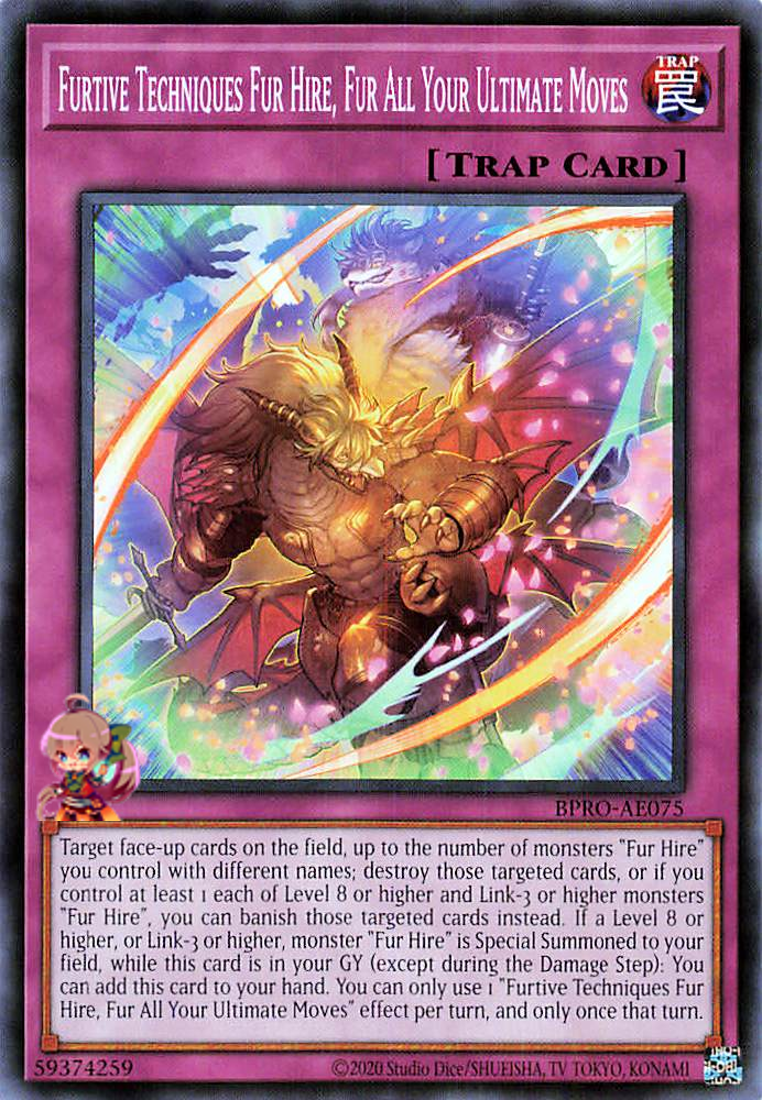 Furtive Techniques Fur Hire, Fur All Your Ultimate Moves 【BPRO-AE075-C】
