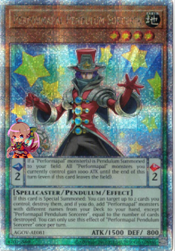 Performapal Pendulum Sorcerer [AGOV-AE081-QCSCR]  Cardingedge