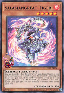 salamangreat yugioh cards Salamangreat Tiger [SDSS-AE016-C] – Cardingedge