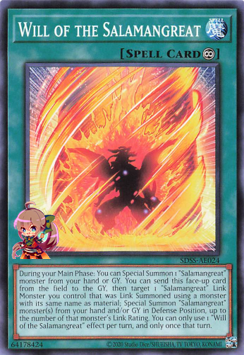 silver card yugioh Will of the Salamangreat [SDSS-AE024-C] – Cardingedge