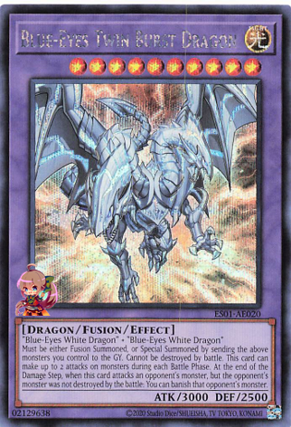 ブルーアイズツインバーストドラゴン [ES01-AE020-SCR] – Cardingedge