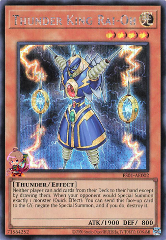 Thunder King Rai-Oh [ES01-AE002-SCR] – Cardingedge