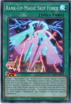 yugioh king's court card list Rank-Up-Magic Skip Force [CR03-AE059-SR] – Cardingedge