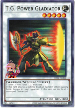 T.G. Power Gladiator [CR02-AE062-R]  Cardingedge
