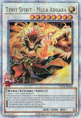 Yu-Gi-Oh! TCG SUDA-EN042 Tenyi Spirit - Mula Adhara - Ultra Rare 1st Edition