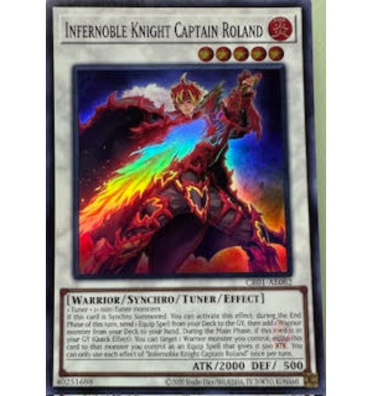 冥府の騎士団長ロラン【CR01-AE082-SR】