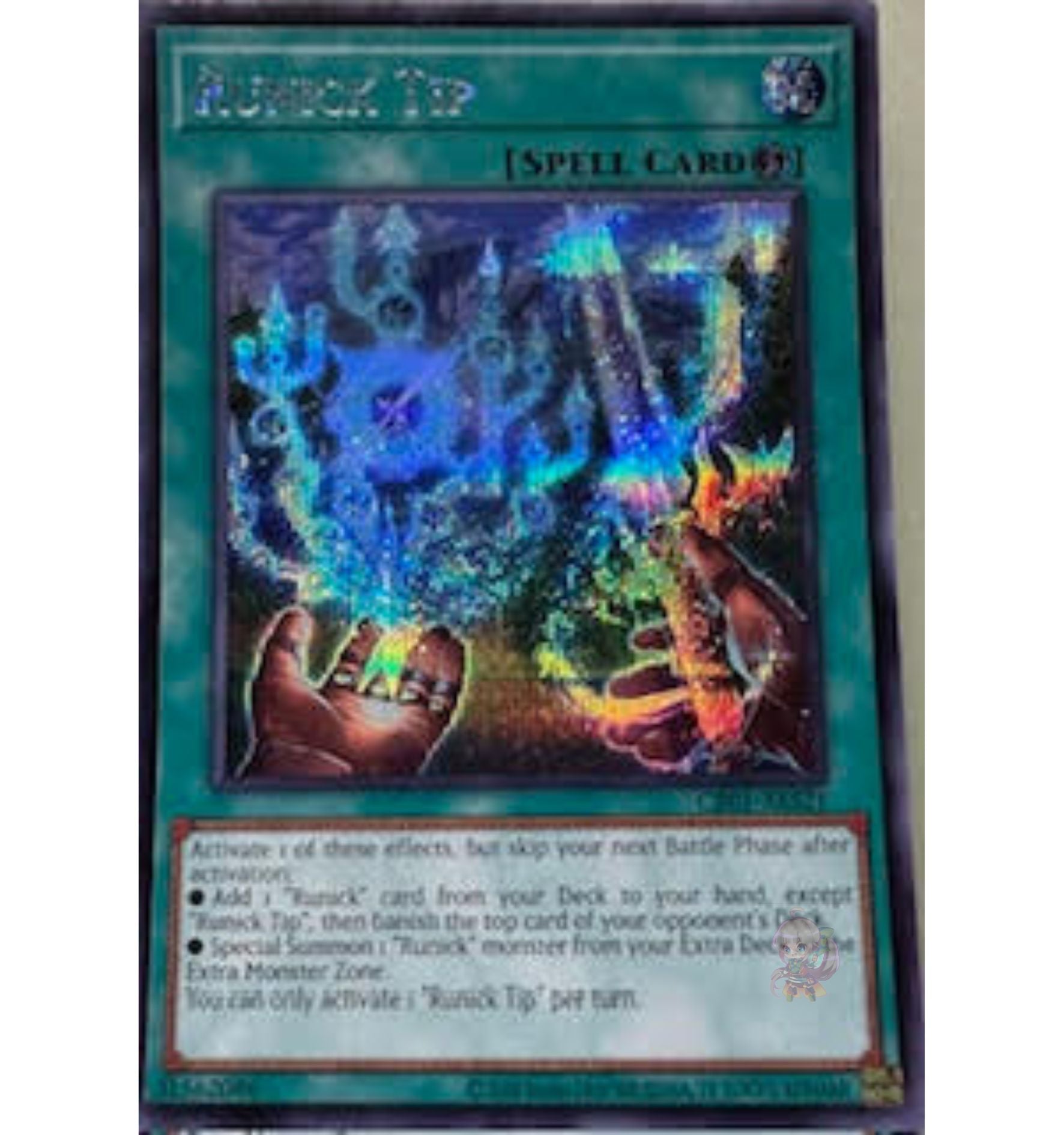 yugioh tip card Runick - TAMA-EN029 - Tactical Masters Activate 1 of these effects MP23-EN241 Runick Tip Secret Rare