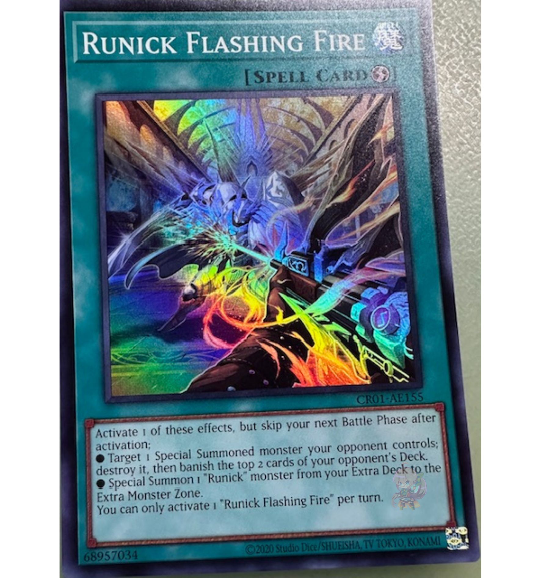 runick deck yugioh Runick Flashing Fire [CR01-AE155-SR] – Cardingedge