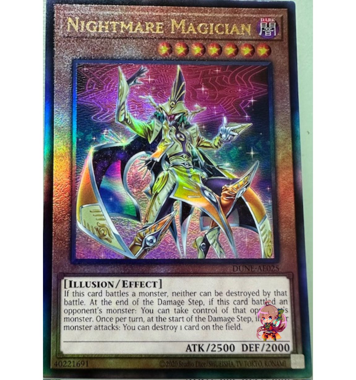 Nightmare Magician – Yu-Gi-Oh! Karte Dune-EN025 Secret Rare 1. Auflage