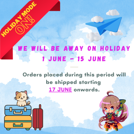 WE WILL BE TAKING A BREAK: 1 JUNE to 15 JUNE (SGT)
