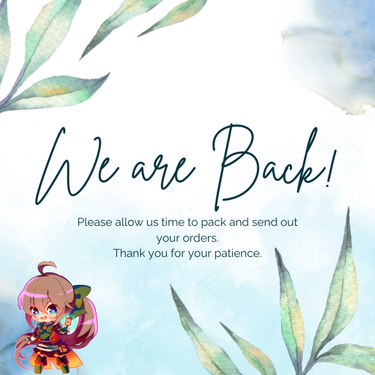 WE ARE BACK!