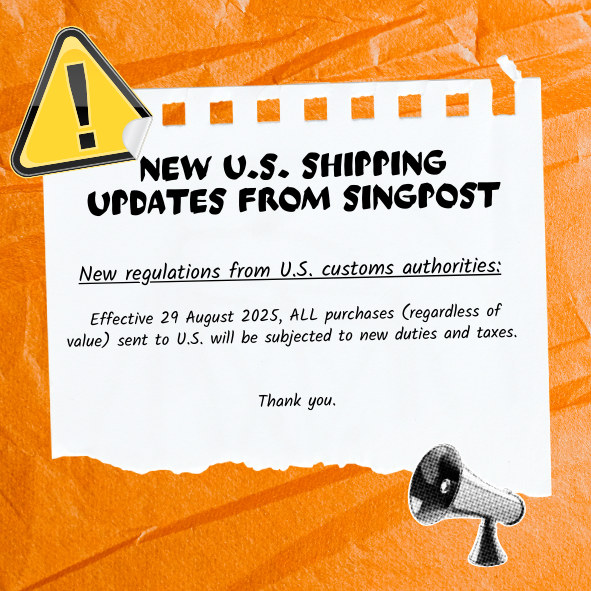 New U.S. Shipping Updates from Singapore Post