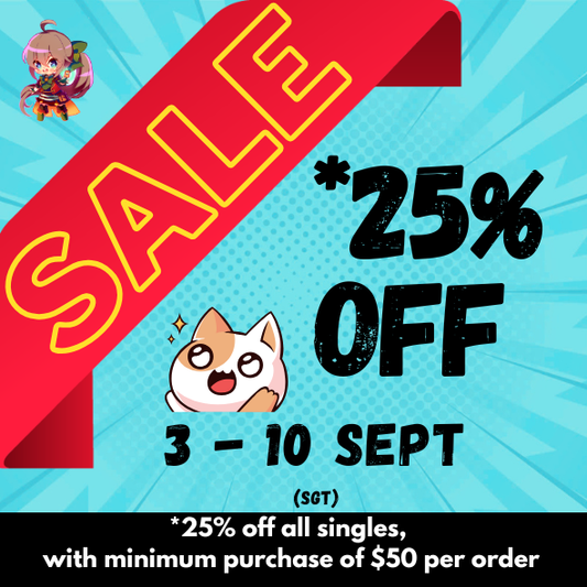 September Splendid Sale! 3 - 10 Sept (SGT)