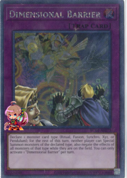 Dimensional Barrier [RC04-AE073-EXSCR]