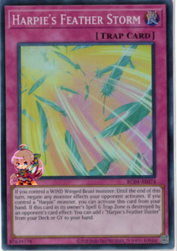 Harpie's Feather Storm [RC04-AE074-SR]