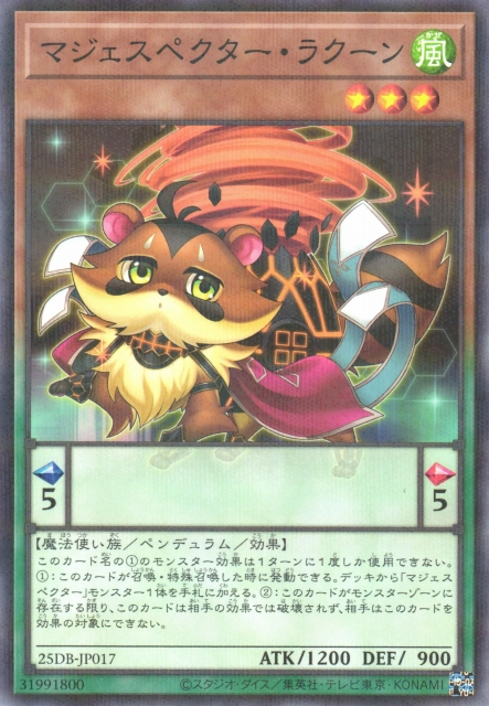 Majespecter Raccoon - Bunbuku [25DB-JP017-NPR]