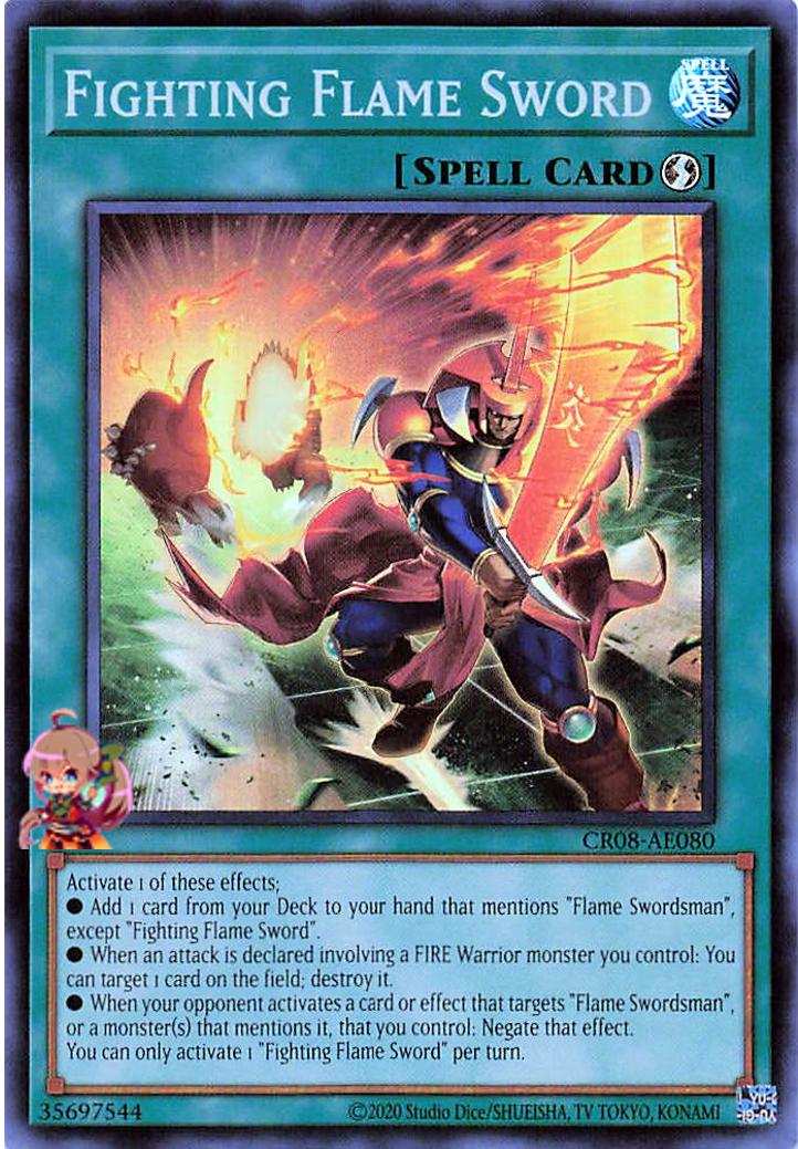 Fighting Flame Sword [CR08-AE080-SR]
