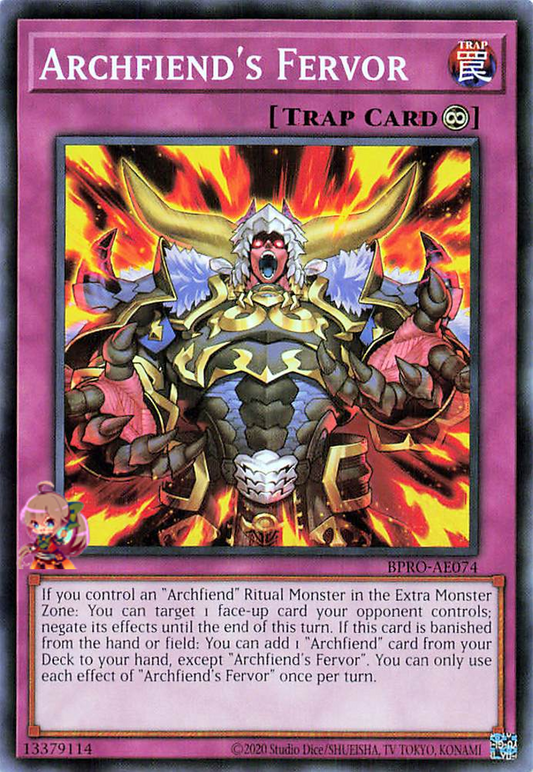 Archfiend's Fervor [BPRO-AE074-C]