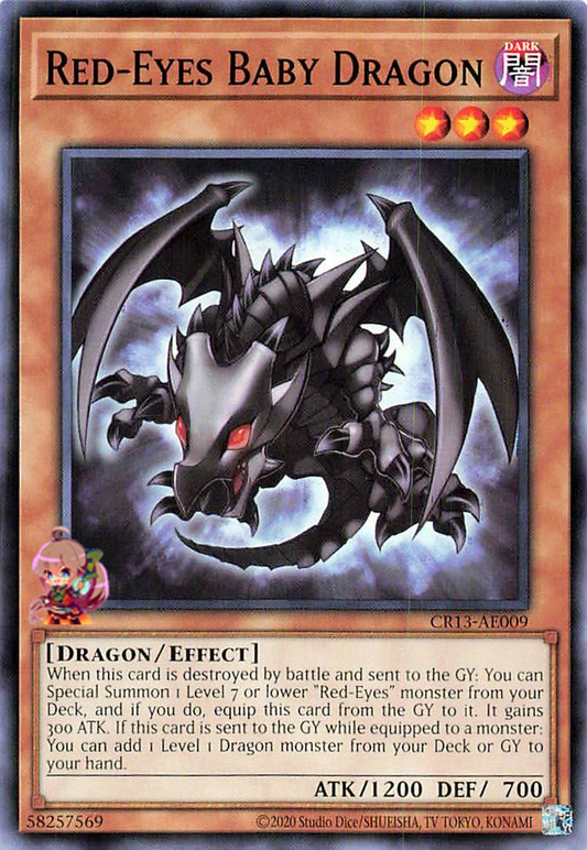 Red-Eyes Baby Dragon [CR13-AE009-C]
