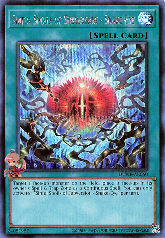 Sinful Spoils of Subversion - Snake-Eye [DUNE-AE060-SCR]