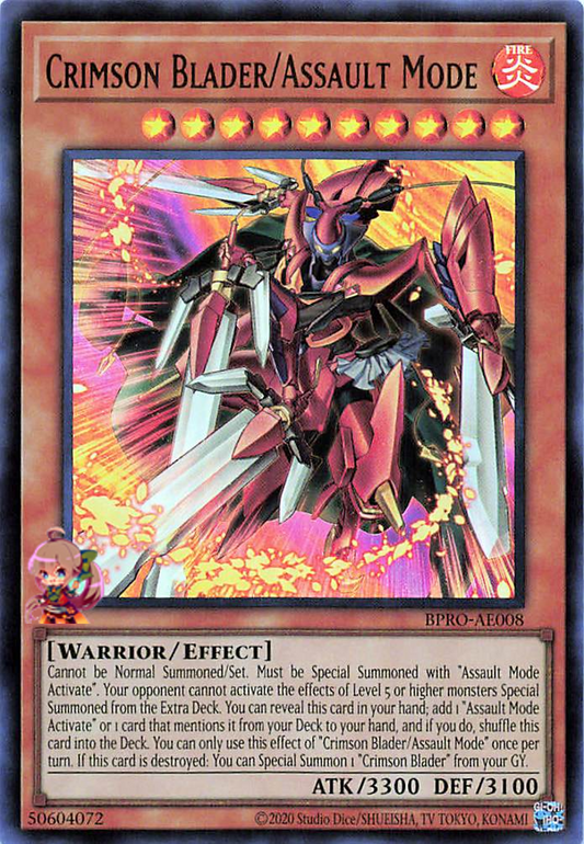 Crimson Blader/Assault Mode [BPRO-AE008-UR]