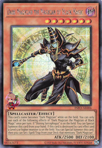 黒魔術の魔術師 ブラックマジシャン [INFO-AE006-SCR]