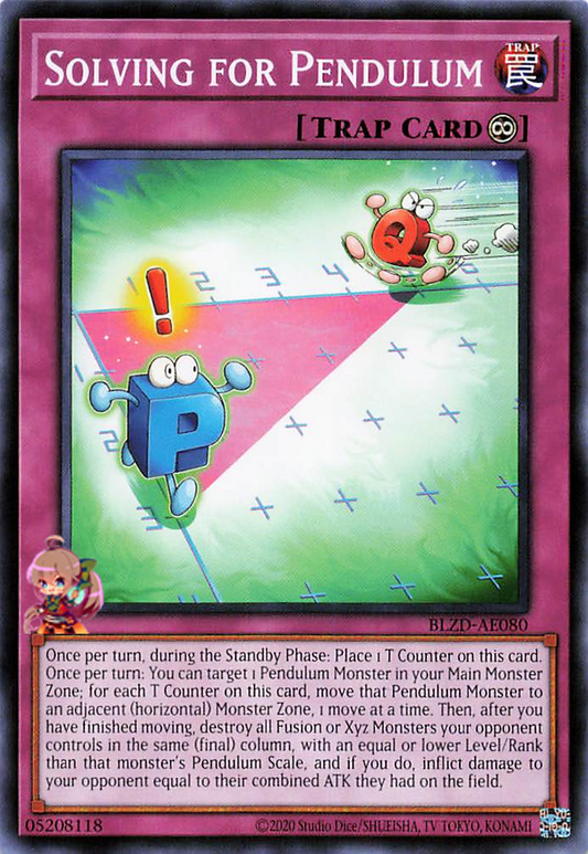 Solving for Pendulum [BLZD-AE080-C]