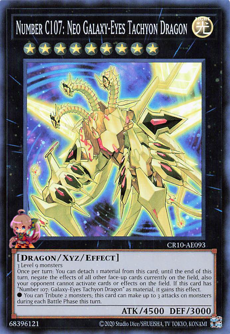 Number C107: Neo Galaxy-Eyes Tachyon Dragon [CR10-AE093-SR]