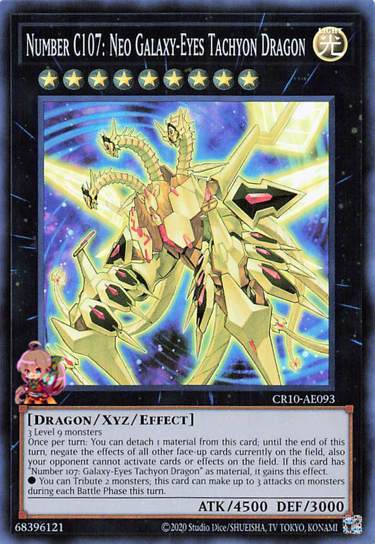 Number C107: Neo Galaxy-Eyes Tachyon Dragon [CR10-AE093-SR]