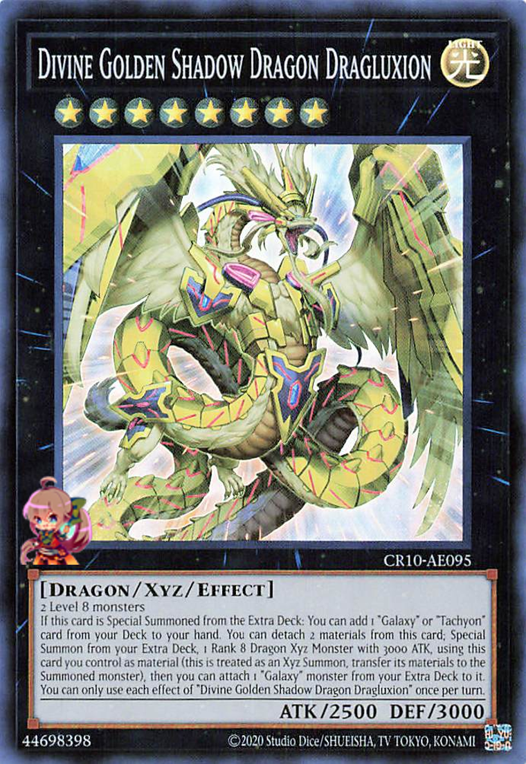 Divine Golden Shadow Dragon Dragluxion [CR10-AE095-SR]