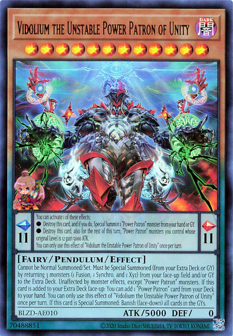 Vidolium the Unstable Power Patron of Unity [BLZD-AE010-UR]