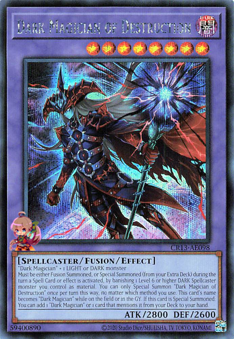 Dark Magician of Destruction [CR13-AE098-SCR]