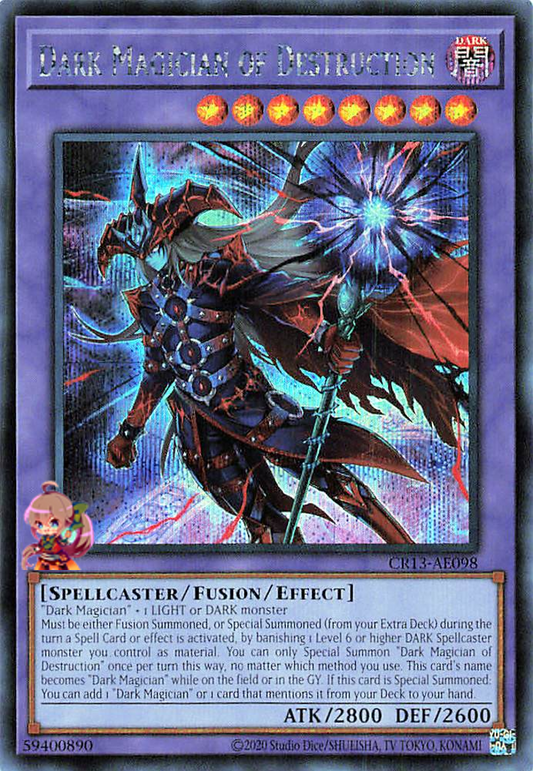 Dark Magician of Destruction [CR13-AE098-SCR]