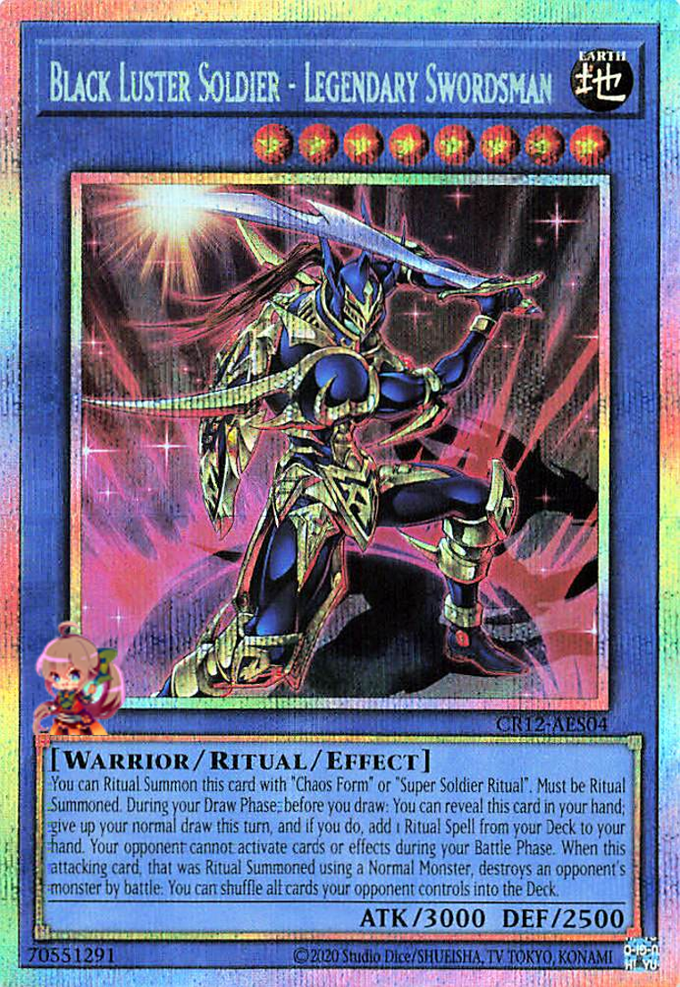 Black Luster Soldier - Legendary Swordsman [CR12-AES04-PSCR]