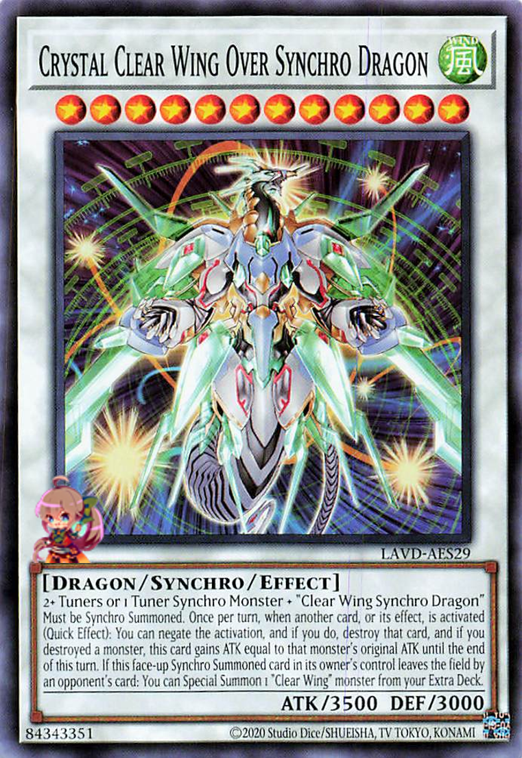 Crystal Clear Wing Over Synchro Dragon [LAVD-AES29-C]