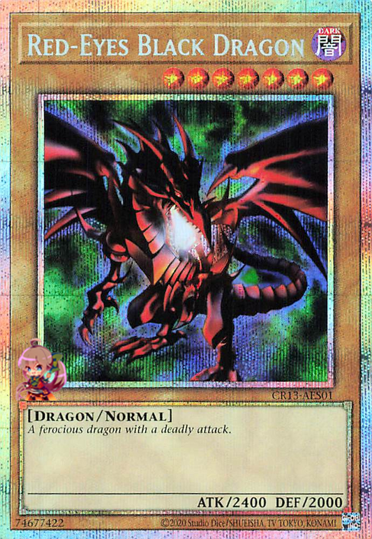 Red-Eyes Black Dragon [CR13-AES01-PSCR]