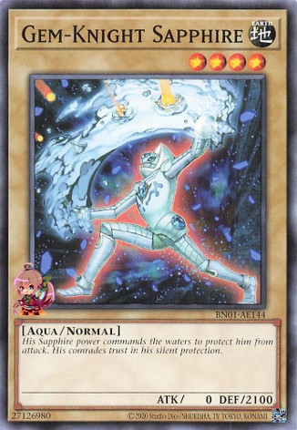 Gem-Knight Sapphire [BN01-AE144-C]