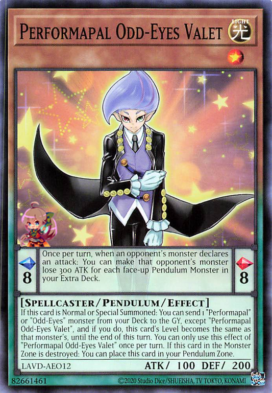 Performapal Odd-Eyes Valet [LAVD-AEO12-C]