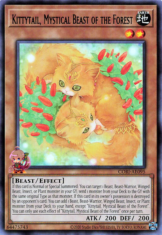 Kittytail, Mystical Beast of the Forest [CORI-AE095-R]