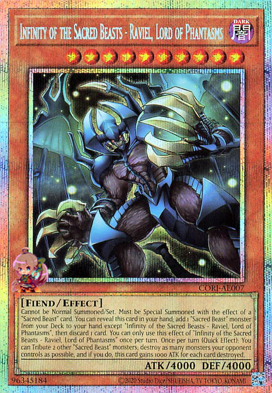 Infinity of the Sacred Beasts - Raviel, Lord of Phantasms [CORI-AE007-PSCR]