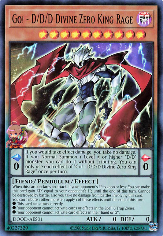 Go! - D/D/D Divine Zero King Rage [DOOD-AES01-UR]