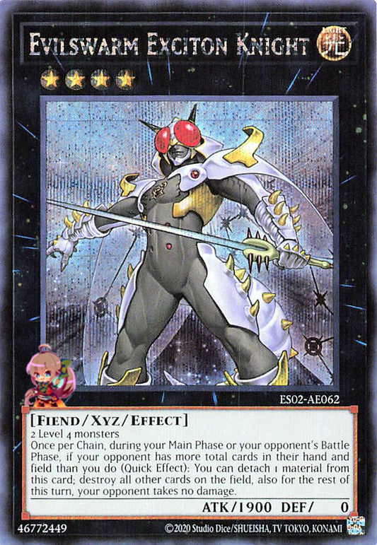 Evilswarm Exciton Knight [ES02-AE062-SCR]