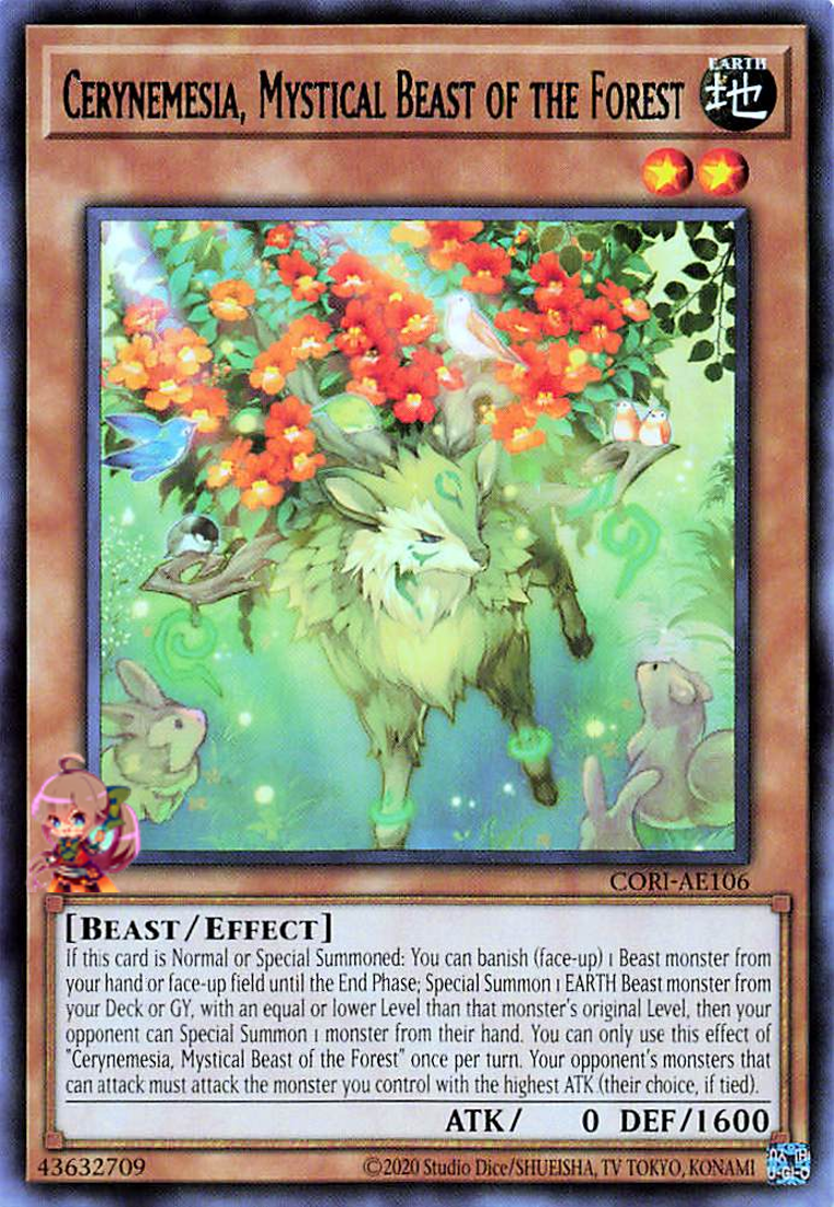 Cerynemesia, Mystical Beast of the Forest [CORI-AE106-R]