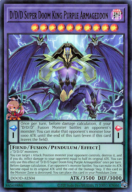 D/D/D Super Doom King Purple Armageddon [DOOD-AES04-UR]