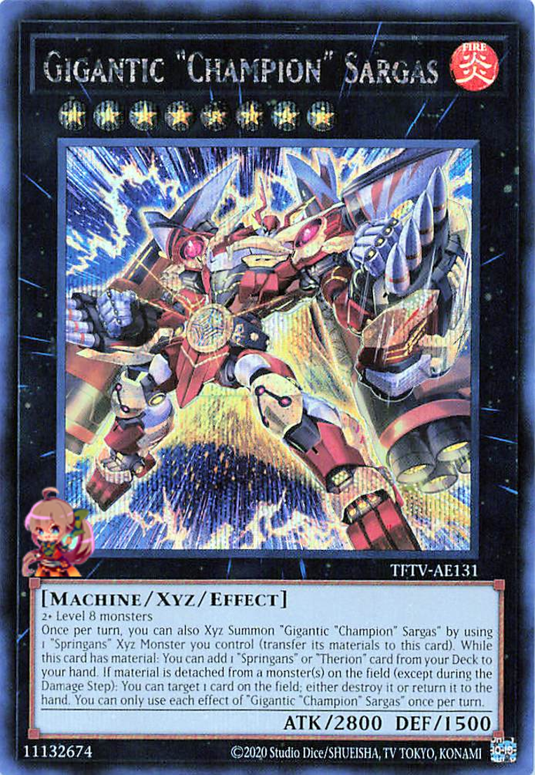 Gigantic Champion Sargas [TFTV-AE131-SCR]