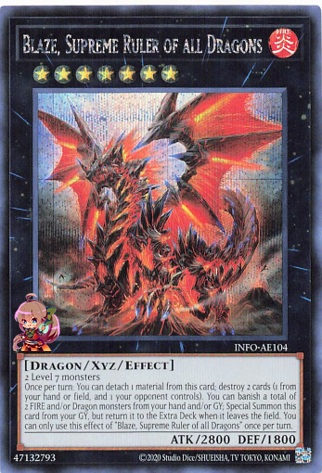 全てのドラゴンの最高支配者、ブレイズ [INFO-AE104-SCR]