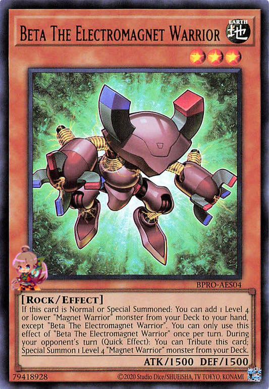 Beta The Electromagnet Warrior [BPRO-AES04-UR]