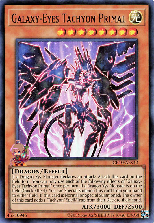Galaxy-Eyes Tachyon Primal [CR10-AES32-UR]