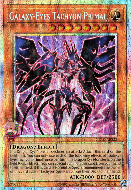Galaxy-Eyes Tachyon Primal [CR10-AES32-PSCR]